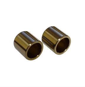 Brake caliper piston kit for Yamaha YFM 660F (2002-2008), gold-tone sleeves, pair.