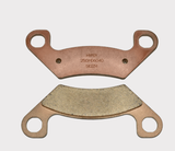 Rear brake pad set (2x) with copper backing for John Deere XUV Gator 550/560/590/835, fits 2004–2019