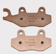 Brake Pads Front Left for Kawasaki Mule Pro DX (2016–2018) by ATV City, copper-colored, set of 2