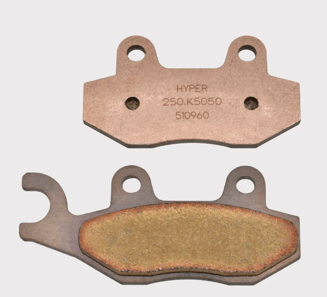 Brake Disc Pads Front Right for Kawasaki Mule Pro Series by DGT Agri, 2 pcs, copper-backed