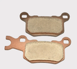 Brake pads rear-right pair for Can Am Traxter 2016-2017 (HD5/HD8/HD10/MAX/T/Commander) with copper backing, ATV City