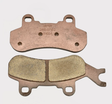 Brake pads front-right pair for Can-Am Traxter Commander Maverick; copper backing with premium friction material by ATV City