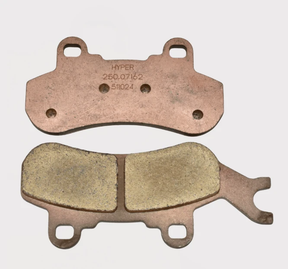 Brake pads front-right pair for Can-Am Traxter Commander Maverick; copper backing with premium friction material by ATV City