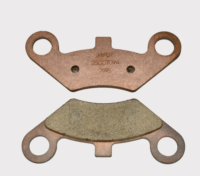 Front brake pad set (2) for CF Moto 400 C Force 2014–2016 & 500 C Force 2014–2016, copper-colored, ATV City