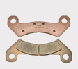 Front brake pads pair for John Deere Gator XUV 625i (2011), 825i (2011), 850D (2010), 855D (2011) by DGT Agri