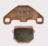 Brake pads set front and rear for Adly 125 GK Buggy 2003-2007 with copper backing plate