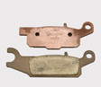 Rear brake pads pair for Yamaha YFM Grizzly 550/700 (2007–2024); copper backing plate, friction pad, ATV City