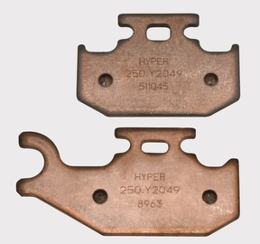 ATV City brake pads (2) copper-colored; front/rear fit for Bombardier, John Deere, Ausa, Yamaha Outlander 330 HO 04–05