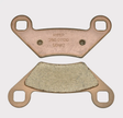 Brake pads set for Polaris Sportsman 550/800/850 XP, Hyper copper backing plates with friction material (2 pcs)
