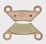 Brake pads set for Polaris Sportsman 550/800/850 XP, Hyper copper backing plates with friction material (2 pcs)