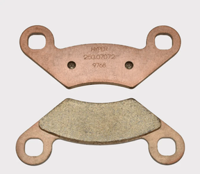Brake pads pair with copper backing plates by DGT Agri for John Deere Gator TX 9461/9462 (2004–2005) and HPX 9446 (2004–2008)