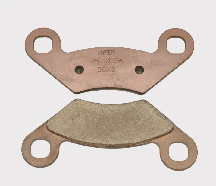 Brake Pads Front/Rear copper for Polaris 250: Trail Blazer 250 (1990–1998), Big Boss 4x6/6x6 (1989–1993), 2x4/4x4 (1990–1993)