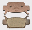 Brake pads front left pair for Honda FourTrax Foreman ATV; Hyper copper backing plate with friction pad