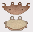Brake pads set (2) with copper backing plates for Adly Cross 220, Hurricane 280, Canyon 280/300, 2008-2009; ATV City
