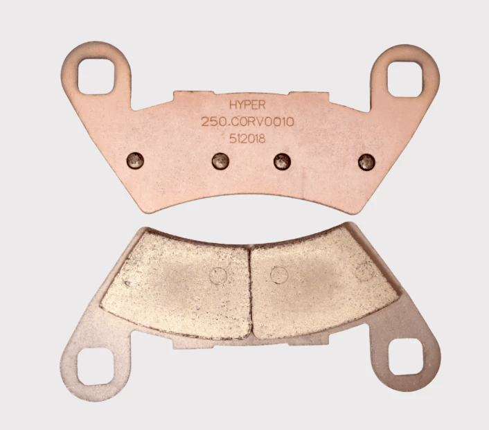 Corvus UTV front disc brake pads, copper-colored, 2-piece set for EX4/DX4, ATV City