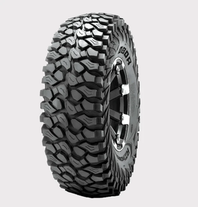 Obor RocScraper mud-terrain ATV tire, 35x10R15, rugged black rubber with OBOR logo