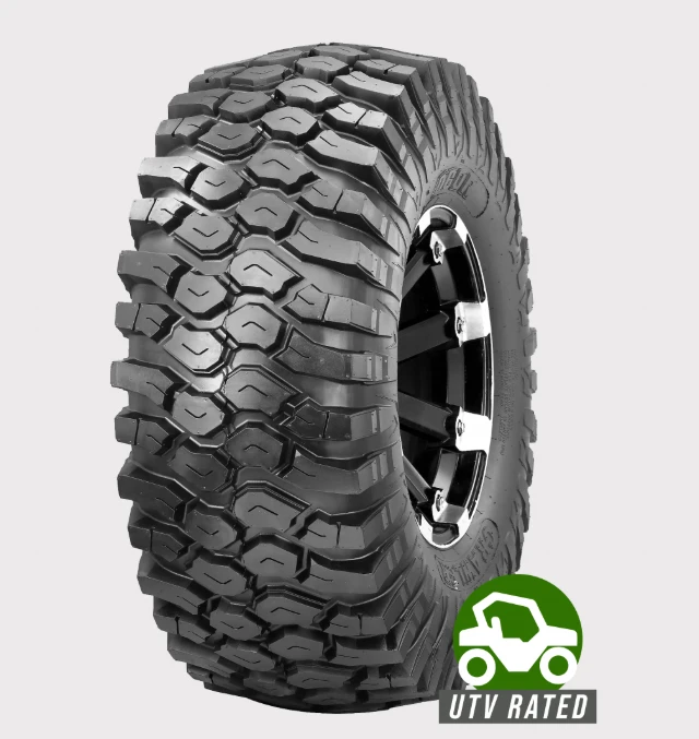 OBOR P3057 crawler ATV tyre, 32x10x15, 8-ply radial, off-road ATV tyre with UTV rated badge.