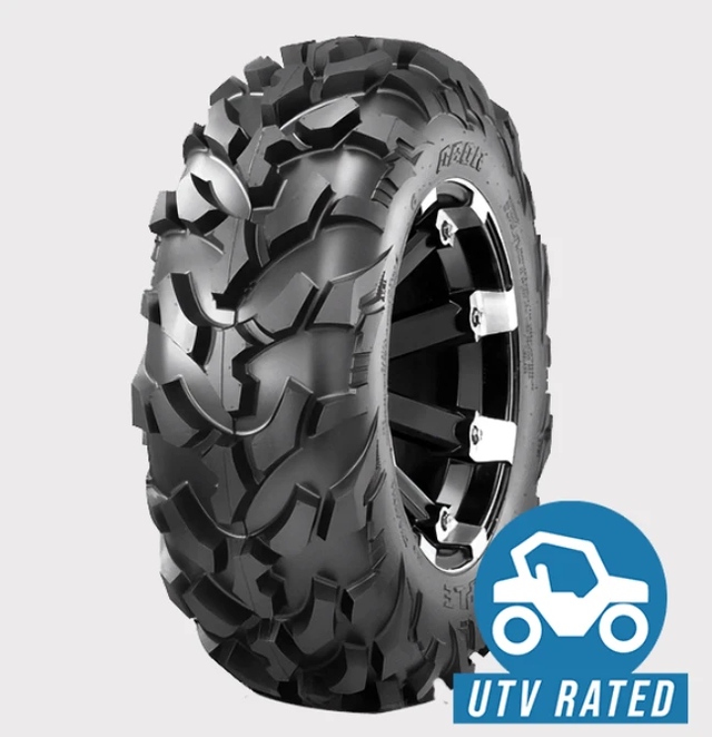 OBOR Riple GNCC ATV Tire 25x10R12, 6-ply mud-rut performance, black, UTV-rated