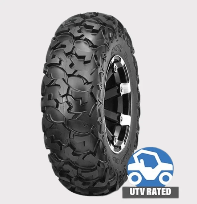 Obor Cornelius 28x10R14 ATV tire, 8-ply GNCC all-terrain tread, UTV rated