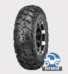 OBOR Cornelius GNCC ATV tire 27x11R14, 6-ply all-terrain mud tire for ATV/UTV, fits 14-inch rims, UTV rated