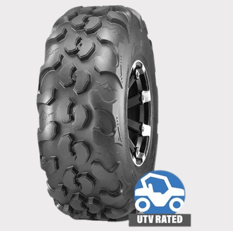 OBOR Outrage 26x11x12 ATV tire, 8-ply, rugged off-road tread, UTV rated