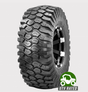 Obor P3057 crawler ATV tire 26x9R14 on wheel, 8-ply radial with deep aggressive tread, UTV rated.