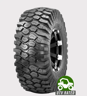 Obor P3057 crawler ATV tyre, black 25x10R12, 8-ply radial with UTV rated badge