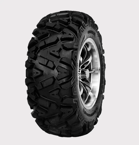 ATV tyre 25x10x12, black 6-ply all-terrain by Forerunner KNIGHT