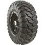 DURO Frontier DI2037 26x11R14 ATV tire with 6-ply, E-marked all-terrain directional tread on a black wheel