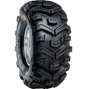Duro 24x8x12 ATV tire, 6-ply DI-2010 Buffalo with V-shaped mud-gravel tread on a wheel