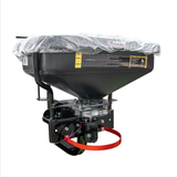 Fimco 2.2 Cu Ft Dry Material Spreader — 2″ Receiver Mount with Rain Cover ATV / UTV