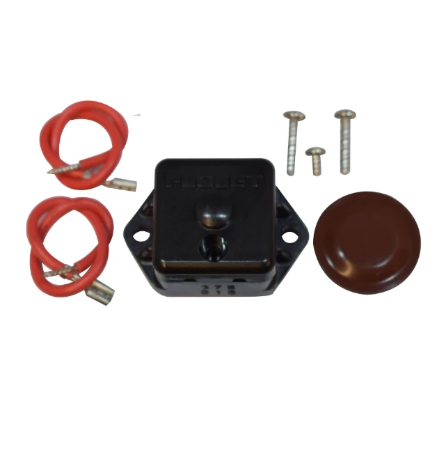 Flojet 60 PSI pump pressure switch kit with red leads, screws and brown cap for RVs/boats