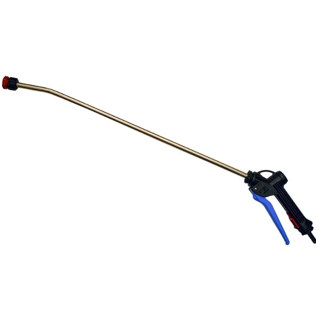 C-Dax Hand Lance HGSR SR Type pistol head with fan tip, brass rod, blue trigger