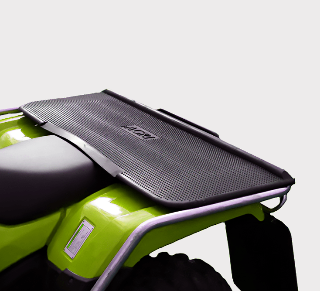 ATV Carrier Mounted Dog Mat Rubber Non Slip Base Protects ATV Fits Rear Carrier Models For Dogs