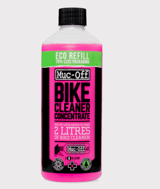 Muc-Off Bike Cleaner Concentrate 500ml Nano Technology Safe On Carbon Fibre Biodegradable UK Makes 2 Litres