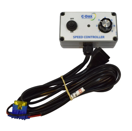 Speed Controller SC6 by C-Dax with wiring harness and blue connector