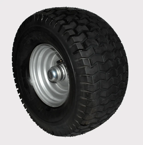 C-Dax C-Dit 300 Wheel Assembly 18x9.5x8 bearing type, black tire on silver rim