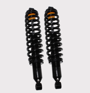 Hyper Pair Front Shocks for John Deere Gator 855D AM142426, black with orange springs
