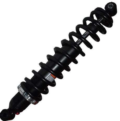 Rear Shock Absorber Hyper for Honda TRX350 2004–2006; gas, preload adjustable, black coil spring