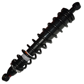 Hyper rear shock absorber (black) for Honda TRX 500FA ATV with preinstalled spring and adjustable preload