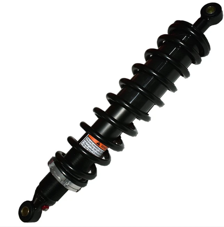 Hyper black front shock absorber for Honda TRX500FA ATV 2001-2014, gas-adjustable preload.