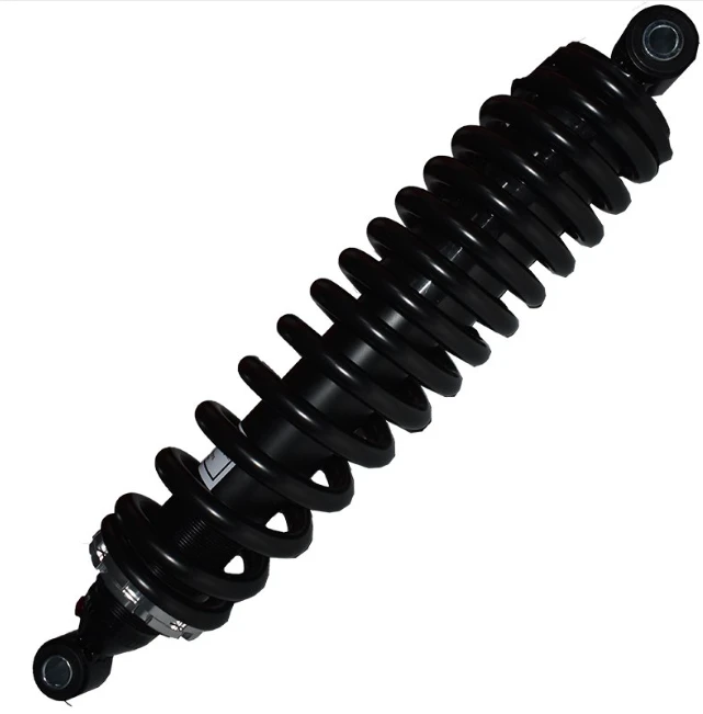 Hyper rear shock absorber for Yamaha Rhino 700 ATV (2008-2013); gas-charged, preload adjustable, black coilover