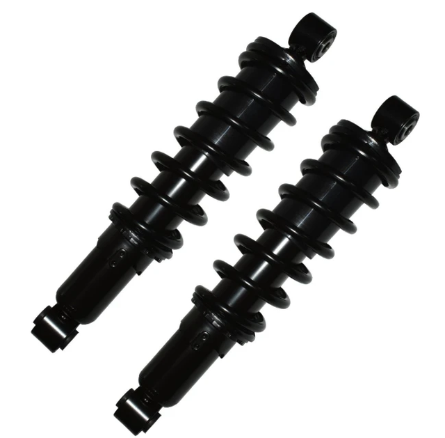 Hyper front gas shock absorbers pair, preload adjustable, black for Honda TRX250 ATV 2003–2020