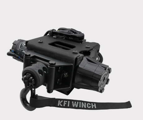 KFI 3500lb front-mount ATV winch kit for Polaris Sportsman Scrambler ATV with mounting hardware