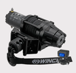KFI Assault Series 2500lb winch with 50ft synthetic cable and rocker switch for ATV/UTV