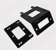 Premium winch mount pair in black for Yamaha YFM450 Kodiak 2018–2025 ATV, ATV City UK
