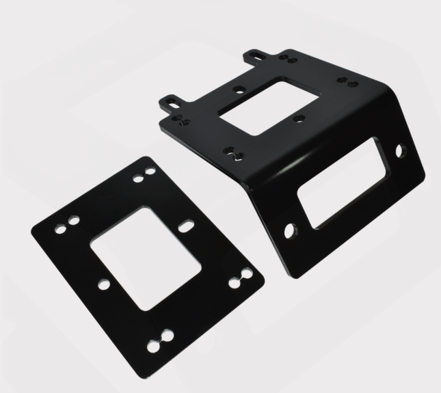 Premium winch mount pair in black for Yamaha YFM450 Kodiak 2018–2025 ATV, ATV City UK