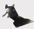 KFI winch mount bracket for Honda Rancher ATV, black steel; fits TRX 350 (2000–2006) and TRX 400FA (2004–2007).