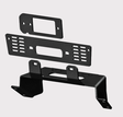KFI winch mount kit for Polaris Ranger mid-size UTV, black; ETX 2015–16, EV 2010–2022