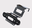 KFI winch mount for Honda Rancher 420 4x4, black steel two-piece bracket